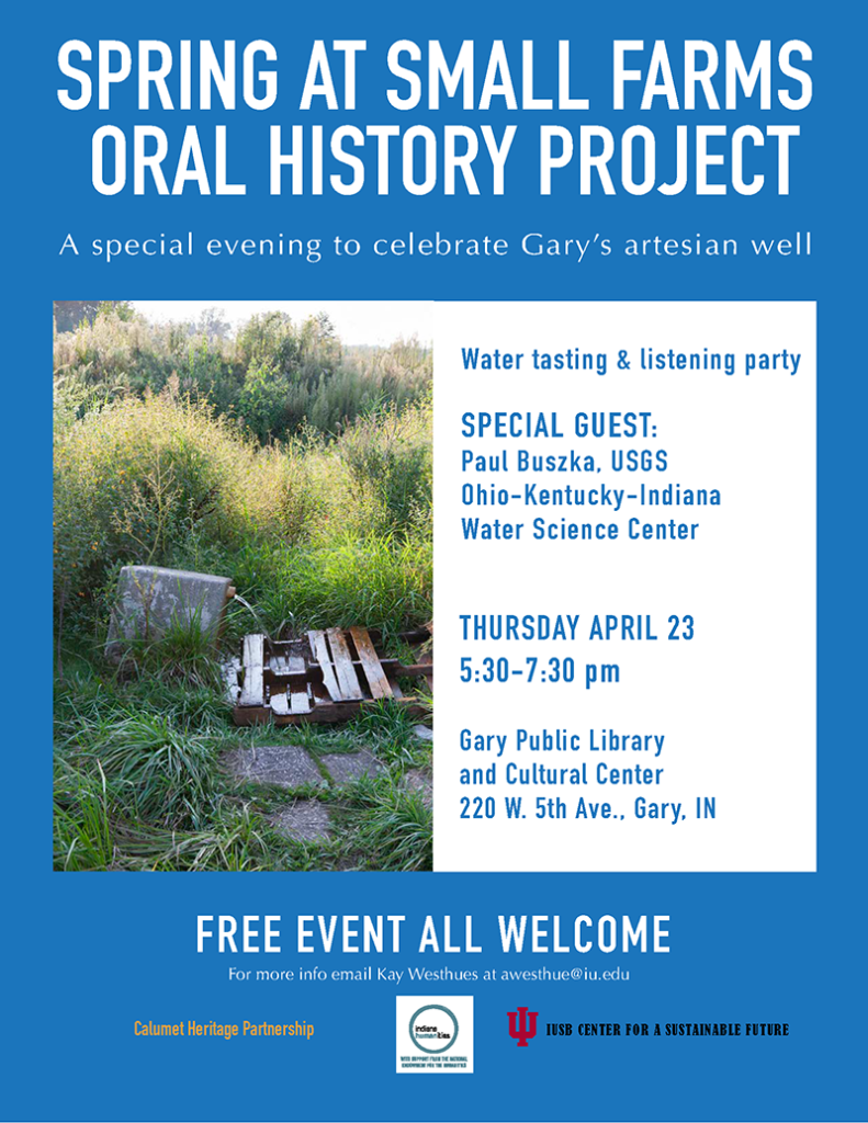 Client: Spring at Small Farms Oral History Project, flyer